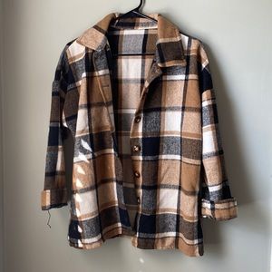 Plaid shacket